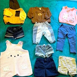 18-months Girls Clothing Bundle (10 pieces)